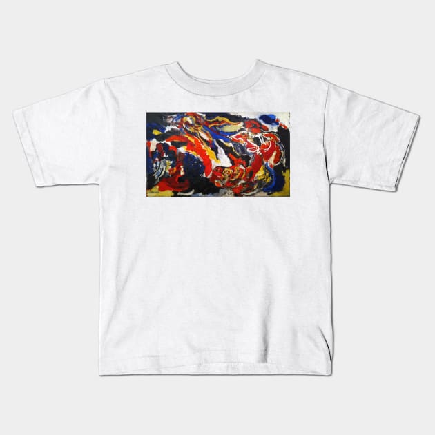 Karel Appel - Encounter in Spring and what follows Kids T-Shirt by Bequeat